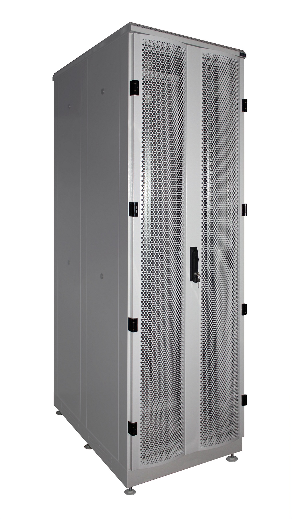 Шкаф напольный серверный разборный МиК 19" 42U 800*1200 дверь металл