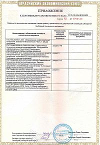 Сертификат на источники бесперебойного питания (стоечный/напольный), серия МиК стр.2